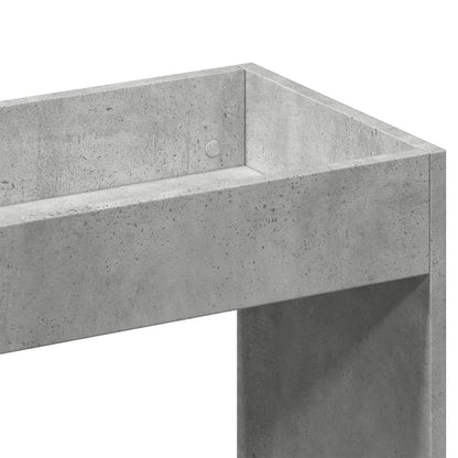 Skåp Betonggrå 63x33x140 cm