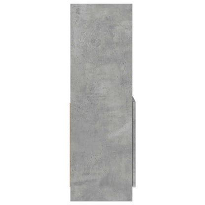 Skåp Betonggrå 92x33x100 cm