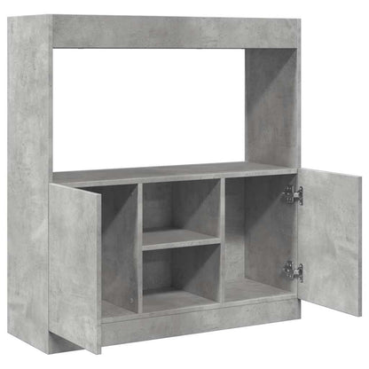 Skåp Betonggrå 92x33x100 cm