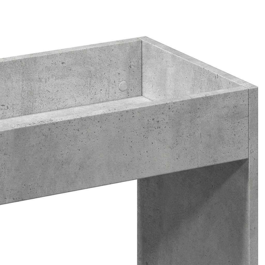 Skåp Betonggrå 92x33x100 cm