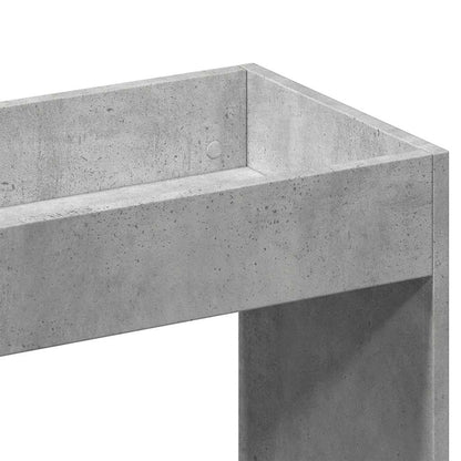 Skåp Betonggrå 92x33x100 cm