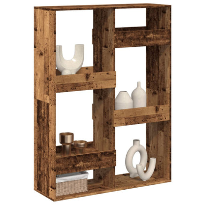 Bokhylla Åldrat Trä 100x33x135 cm