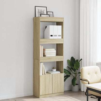 Skåp Sonoma Ek 63x33x180 cm
