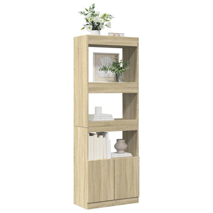 Skåp Sonoma Ek 63x33x180 cm