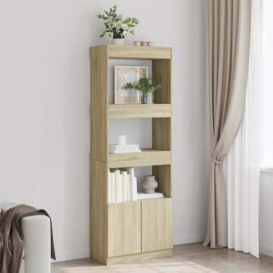 Skåp Sonoma Ek 63x33x180 cm
