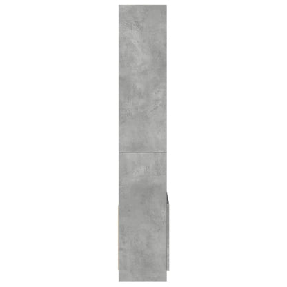Skåp Betonggrå 63x33x180 cm