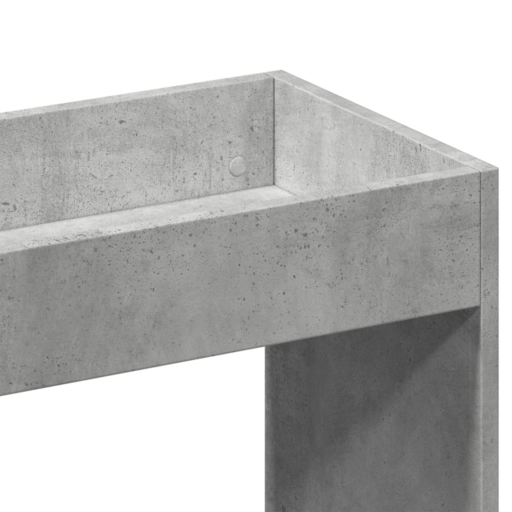 Skåp Betonggrå 63x33x180 cm