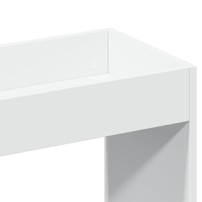 Skåp Vit 92x33x140 cm