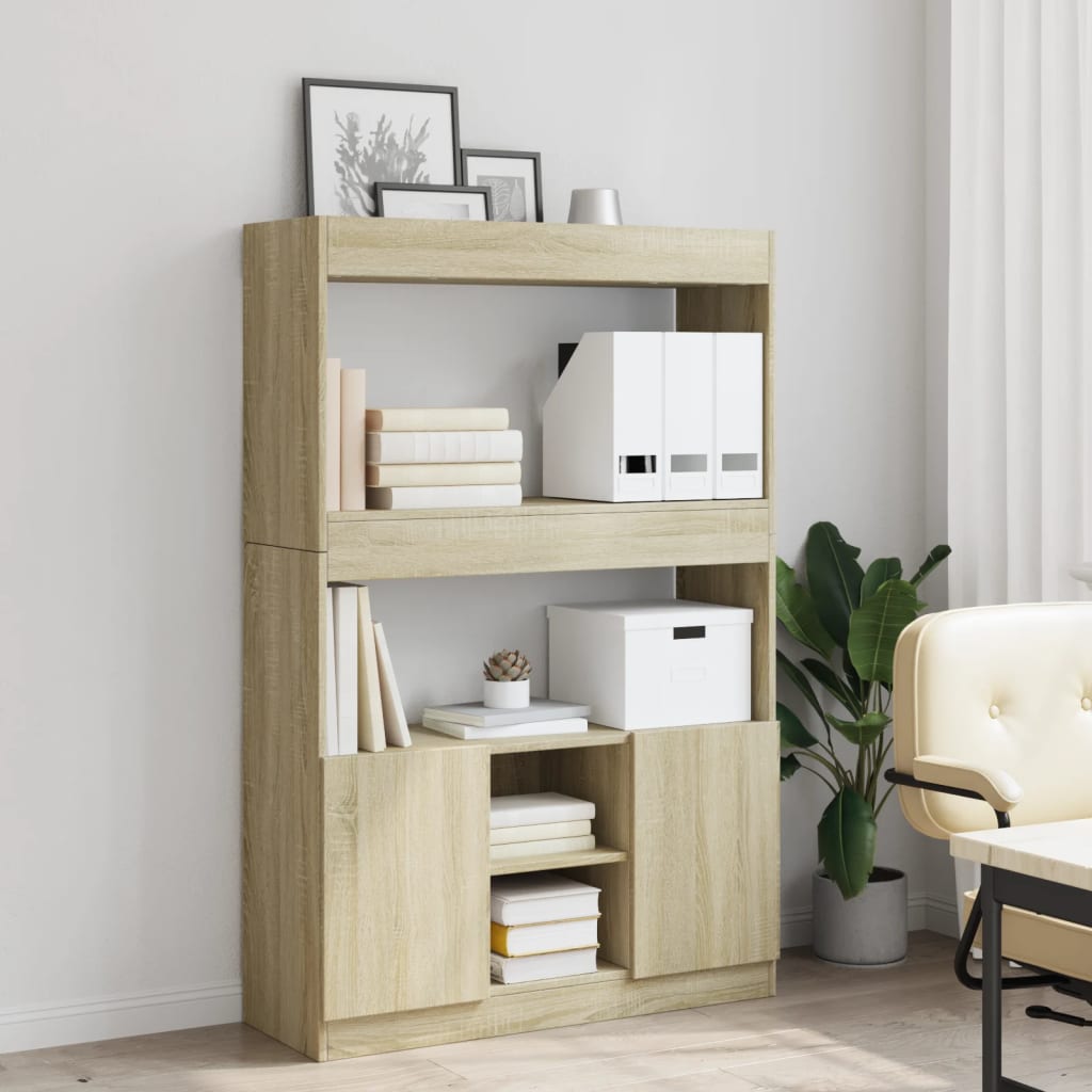 Skåp Sonoma Ek 92x33x140 cm
