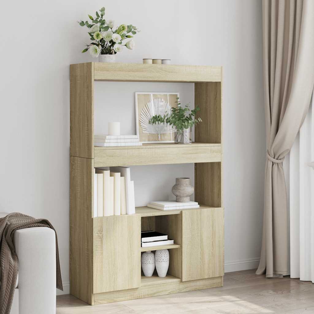 Skåp Sonoma Ek 92x33x140 cm