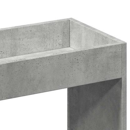 Skåp Betonggrå 92x33x140 cm