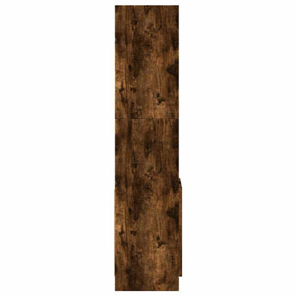 Skåp Rökfärgad Ek 92x33x140 cm