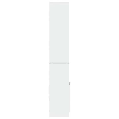Skåp Vit 92x33x180 cm