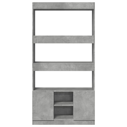 Skåp Betonggrå 92x33x180 cm