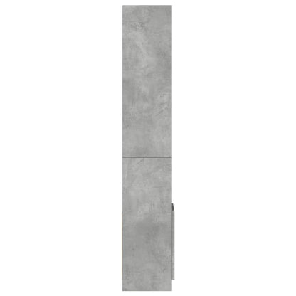 Skåp Betonggrå 92x33x180 cm