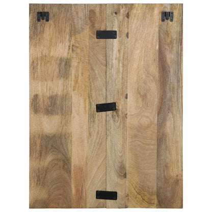 Sängbord Nattduksbord Trä 60x32x80 cm massivt grovt mangoträ