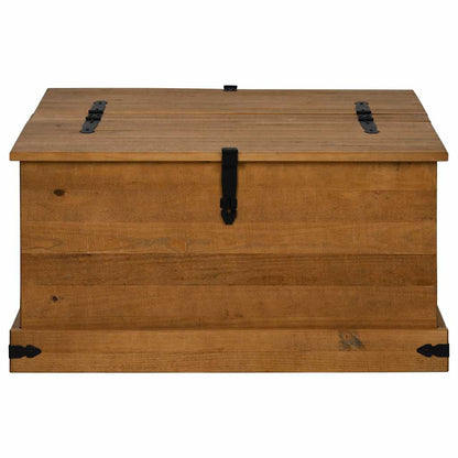 Förvaringskista HALDEN 91x91x47 cm massiv Trä furu