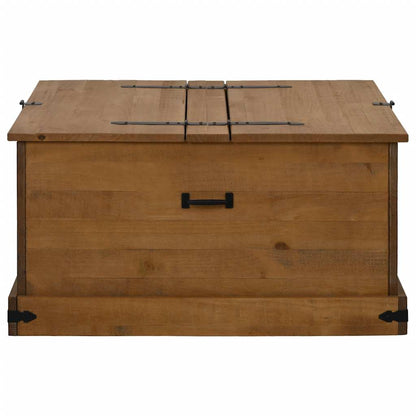 Förvaringskista HALDEN 91x91x47 cm massiv Trä furu