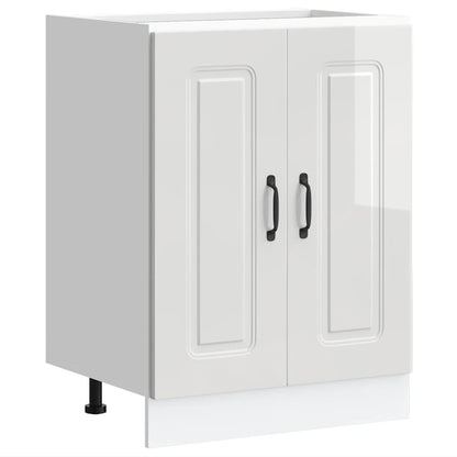 Köksinredning Underskåp Högglans Vit 60x46x81,5 cm