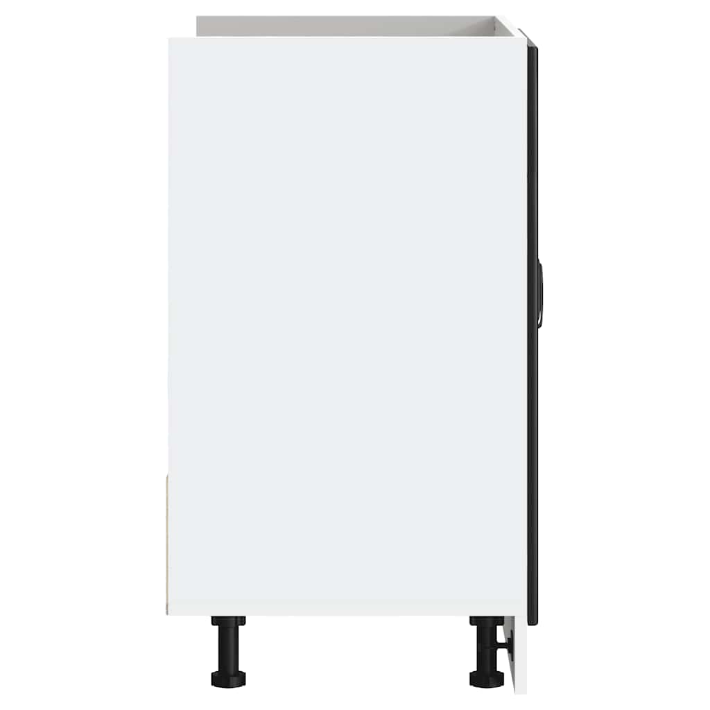 Köksinredning Underskåp Kalmar Svart 80x46x81,5 cm