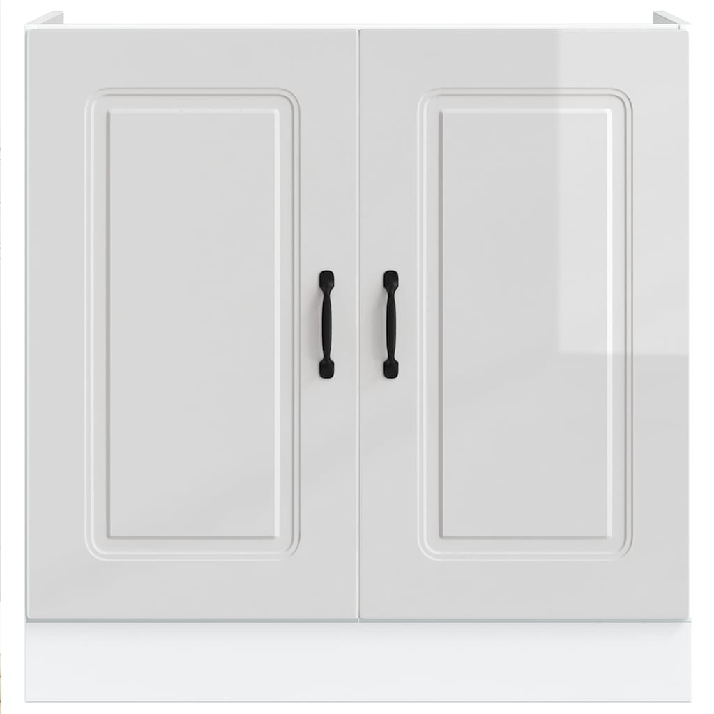 Köksinredning Underskåp Högglans Vit 80x46x81,5 cm