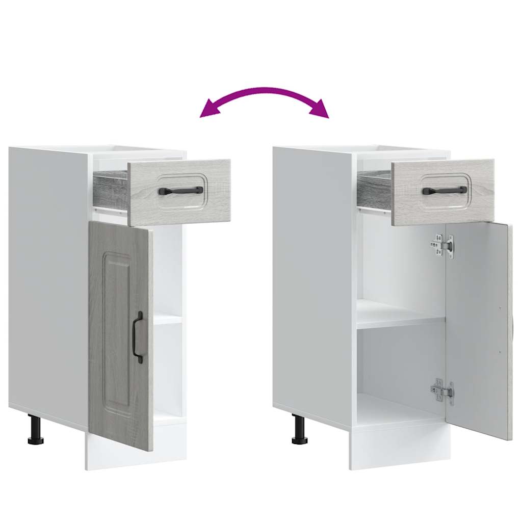 Köksinredning Underskåp Kalmar Sonoma Grå