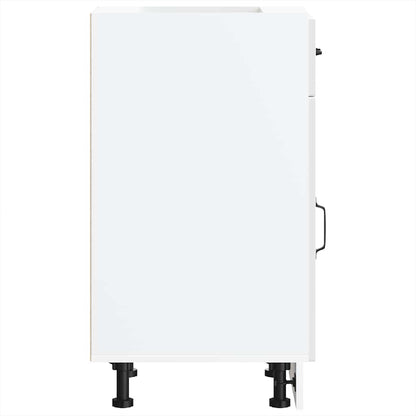 Köksinredning Underskåp Kalmar Högglans Vit