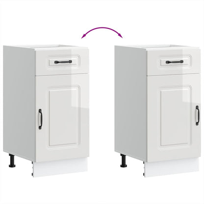 Köksinredning Underskåp Kalmar Högglans Vit