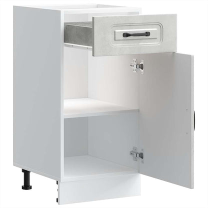 Köksinredning Underskåp Kalmar Betonggrå