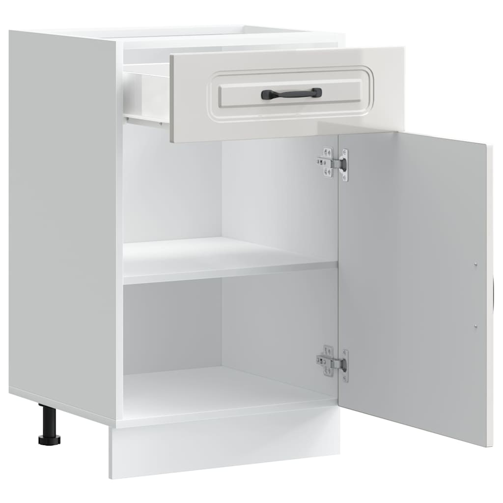 Köksinredning Underskåp Kalmar Högglans Vit