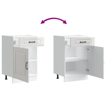 Köksinredning Underskåp Kalmar Högglans Vit