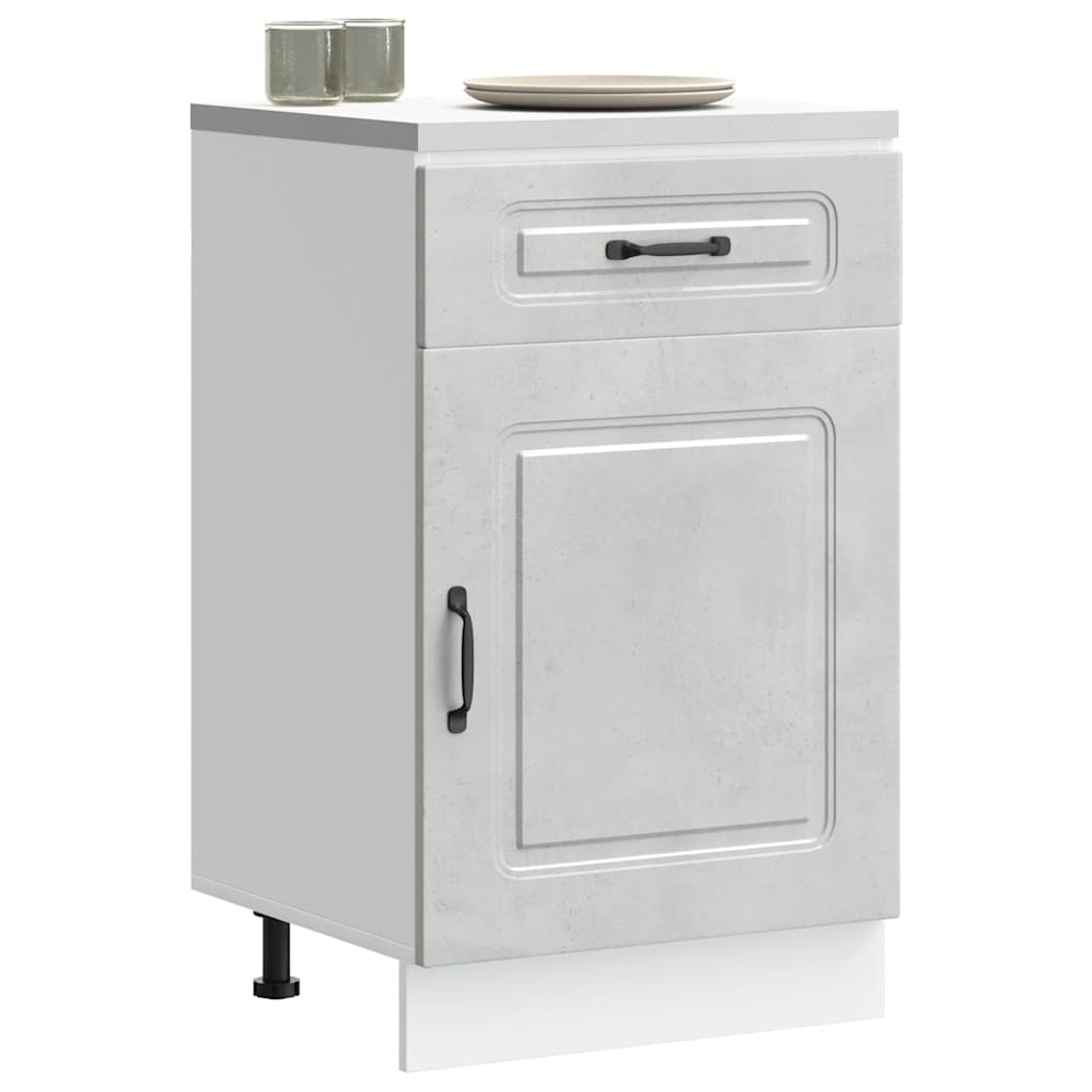 Köksinredning Underskåp Kalmar Betonggrå