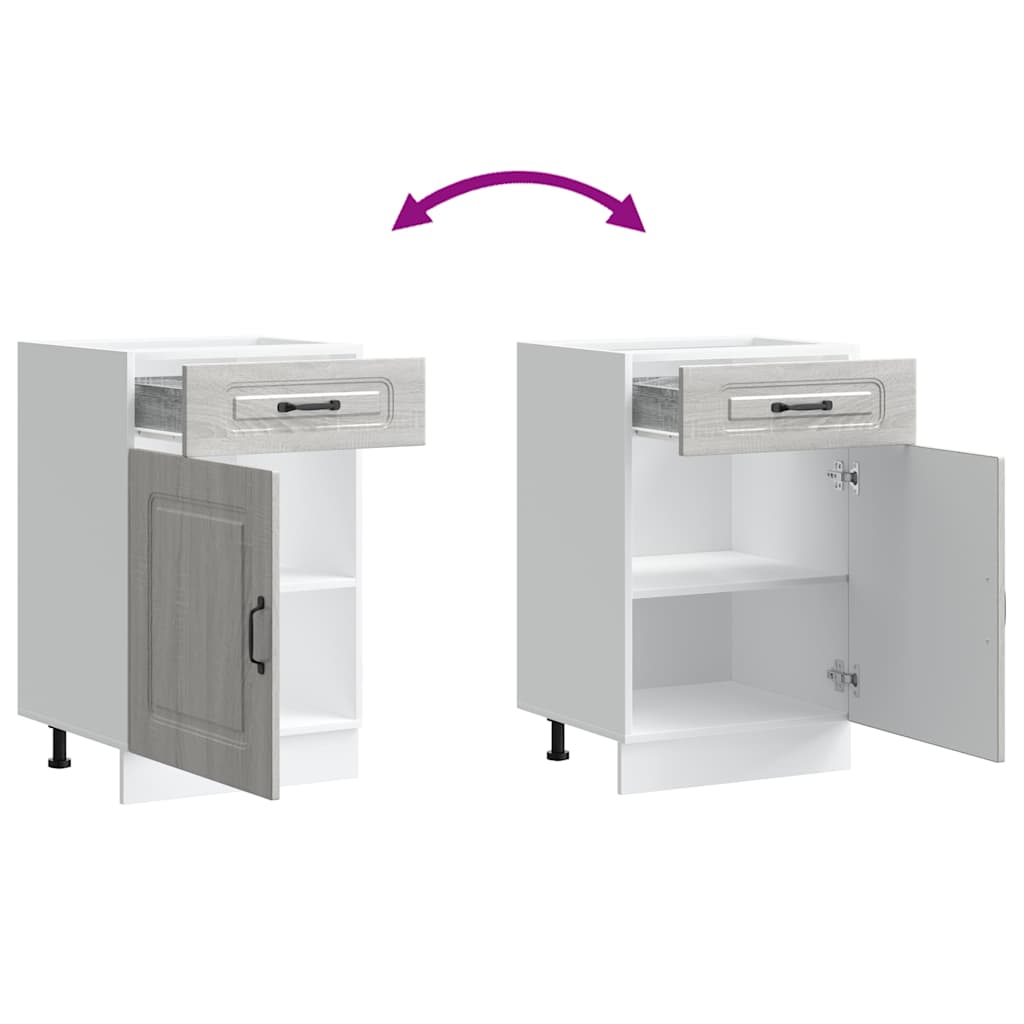 Köksinredning Underskåp Kalmar Sonoma Grå