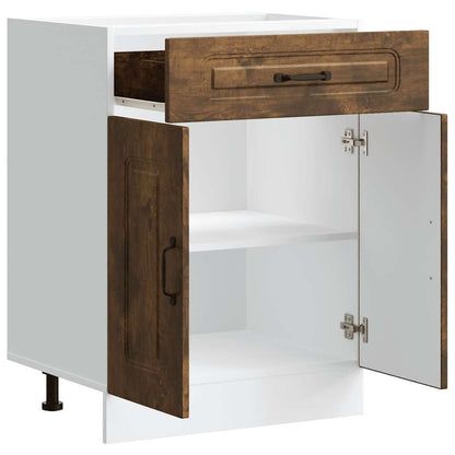 Köksinredning Underskåp för kök Kalmar Rökfärgad ek