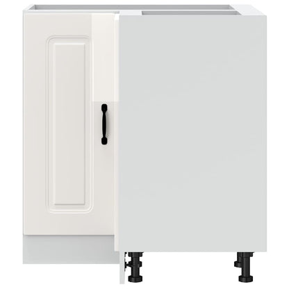 Köksinredning Underskåp Hörnbänkskåp Kalmar Högglans Vit