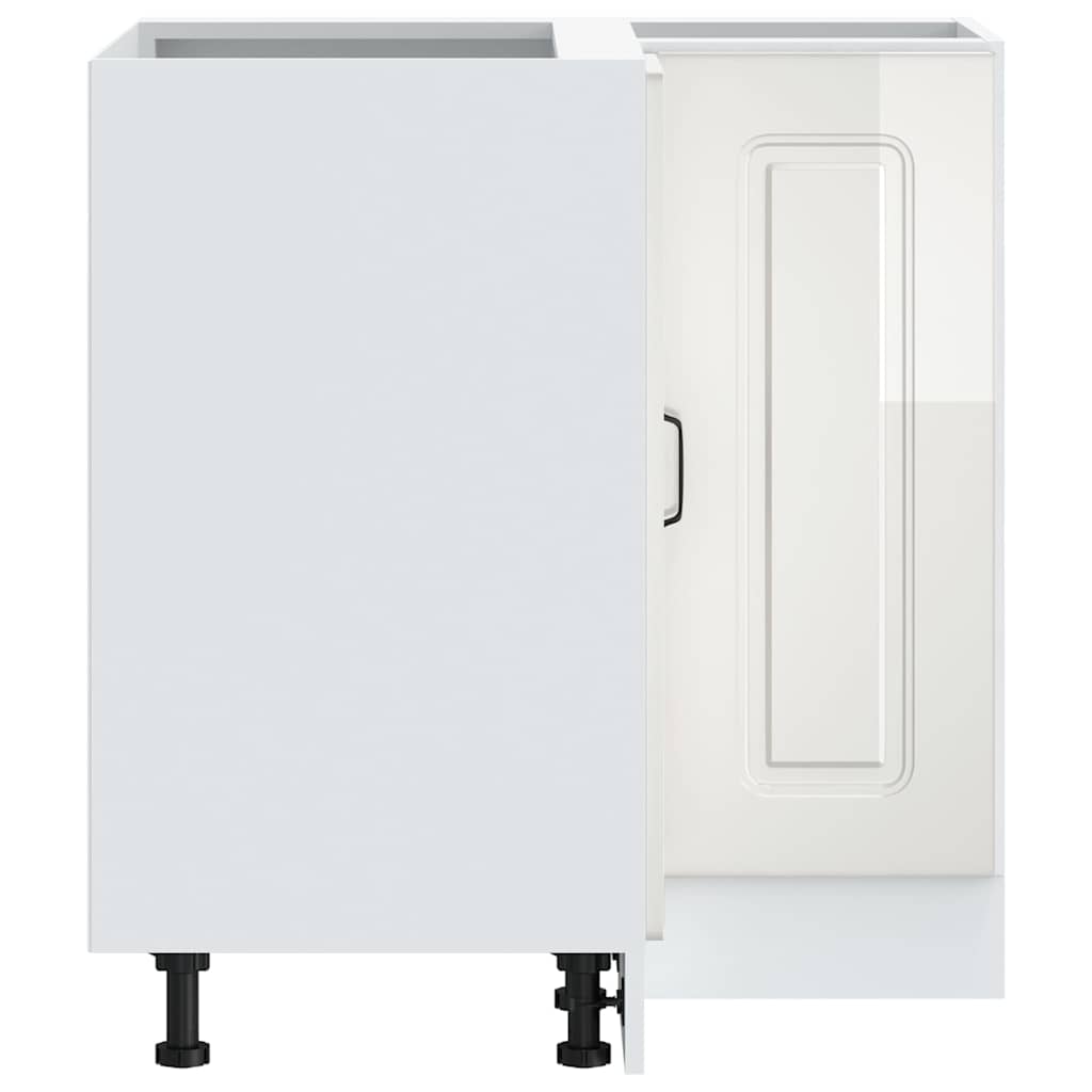 Köksinredning Underskåp Hörnbänkskåp Kalmar Högglans Vit