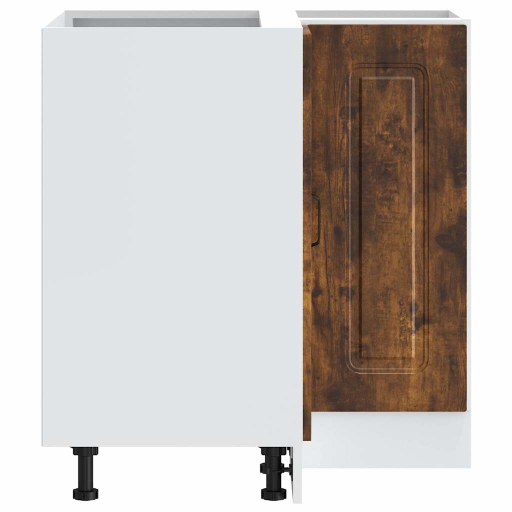 Köksinredning Underskåp Hörnbänkskåp Kalmar Rökfärgad ek