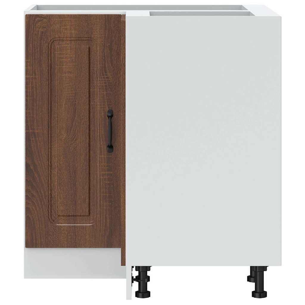 Köksinredning Underskåp Hörnbänkskåp Kalmar Brun ek