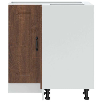 Köksinredning Underskåp Hörnbänkskåp Kalmar Brun ek