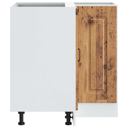 Köksinredning Underskåp Hörnbänkskåp Kalmar Åldrat Trä