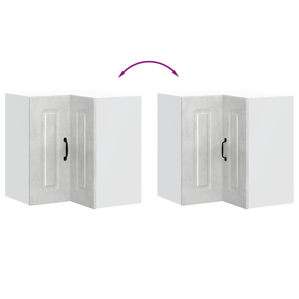 Köksinredning Överskåp Hörnskåp Kalmar Betonggrå