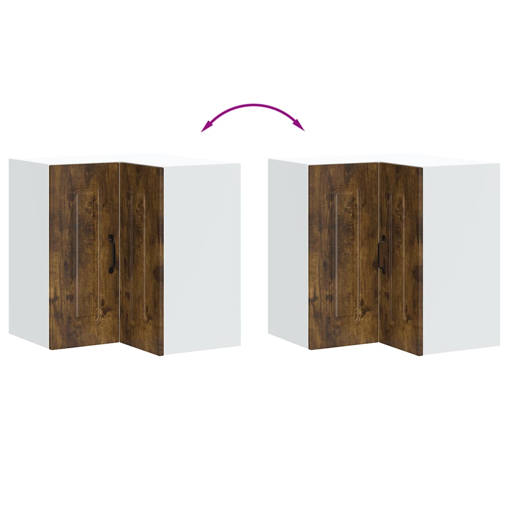 Köksinredning Överskåp Hörnskåp Kalmar Rökfärgad ek