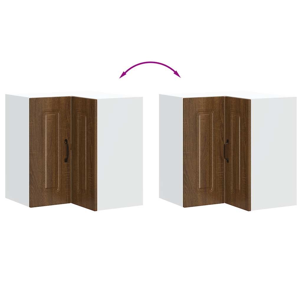 Köksinredning Överskåp Hörnskåp Kalmar Brun ek