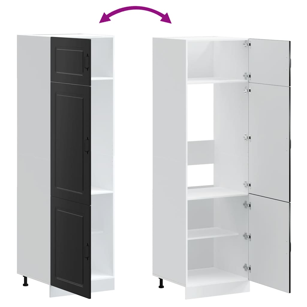 Köksinredning Köksskåp Kalmar svart