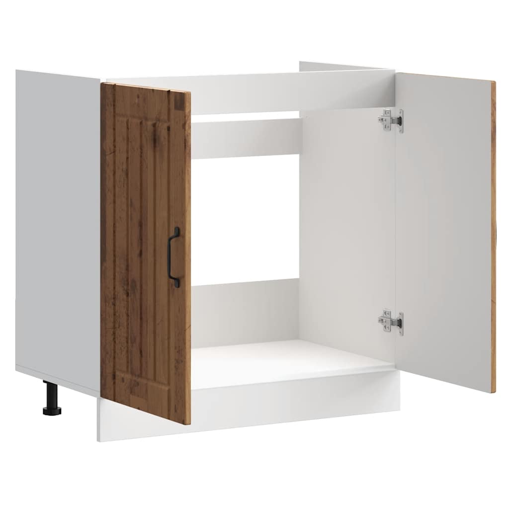 Köksinredning Underskåp Lucca Åldrat Trä