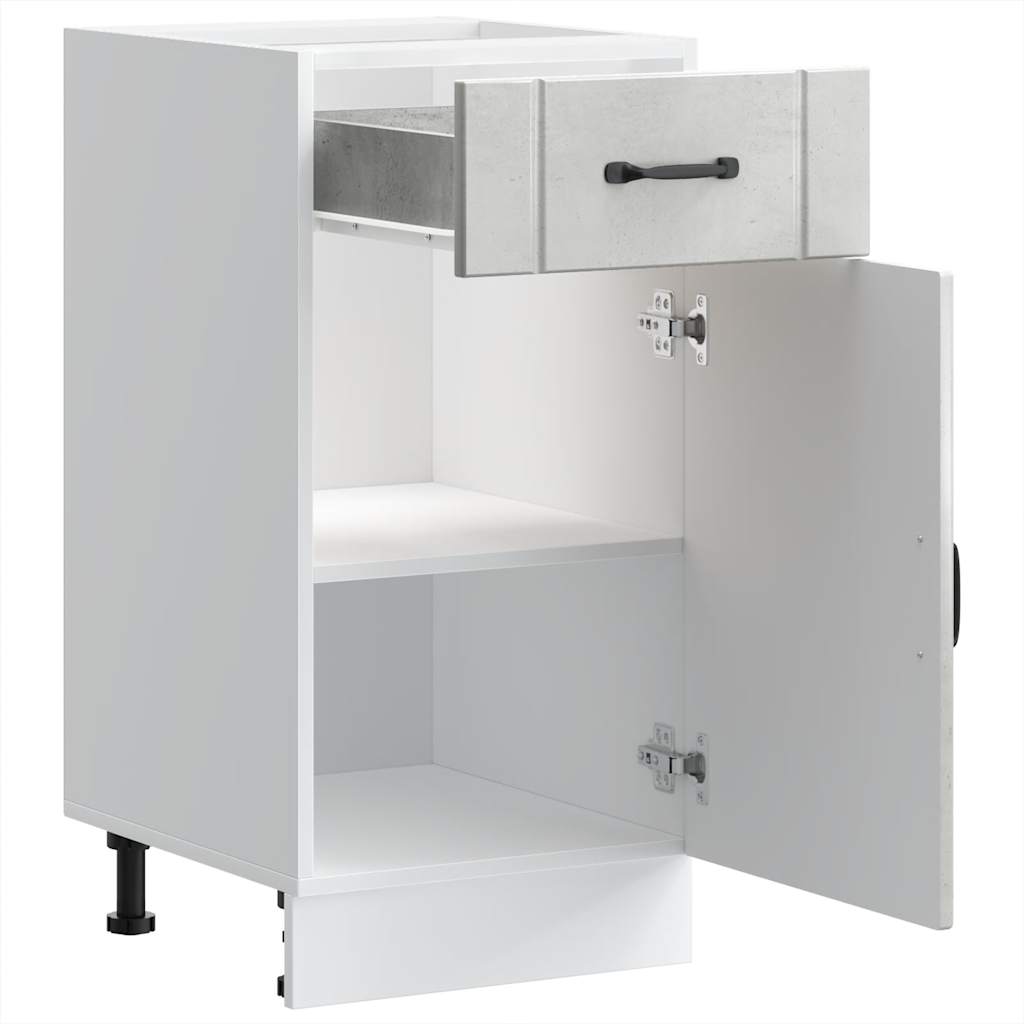 Köksinredning Underskåp Lucca Betonggrå