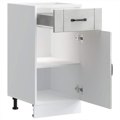 Köksinredning Underskåp Lucca Betonggrå