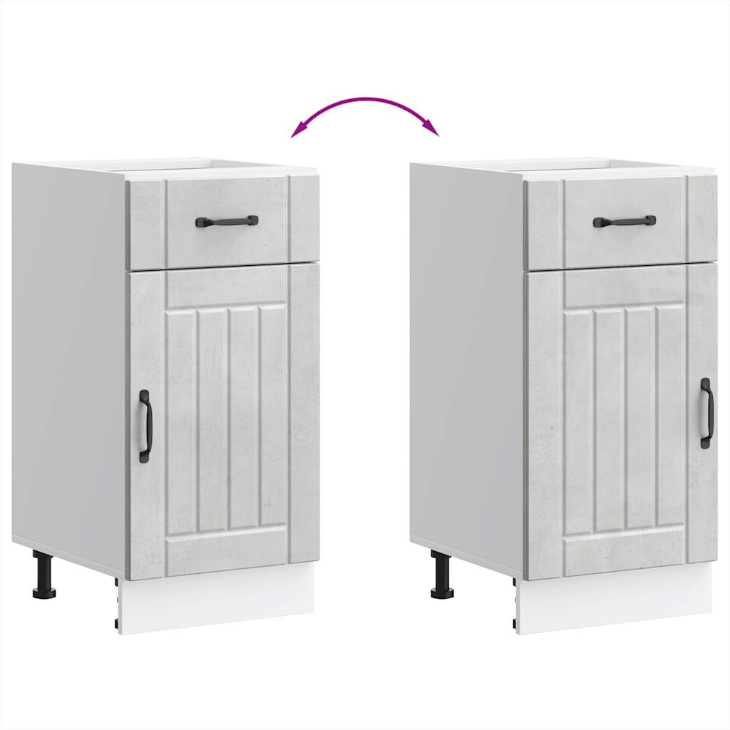 Köksinredning Underskåp Lucca Betonggrå