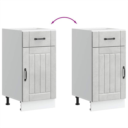 Köksinredning Underskåp Lucca Betonggrå