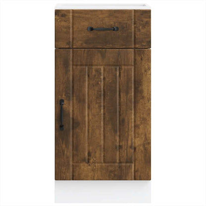 Köksinredning Underskåp för kök Lucca Rökfärgad ek